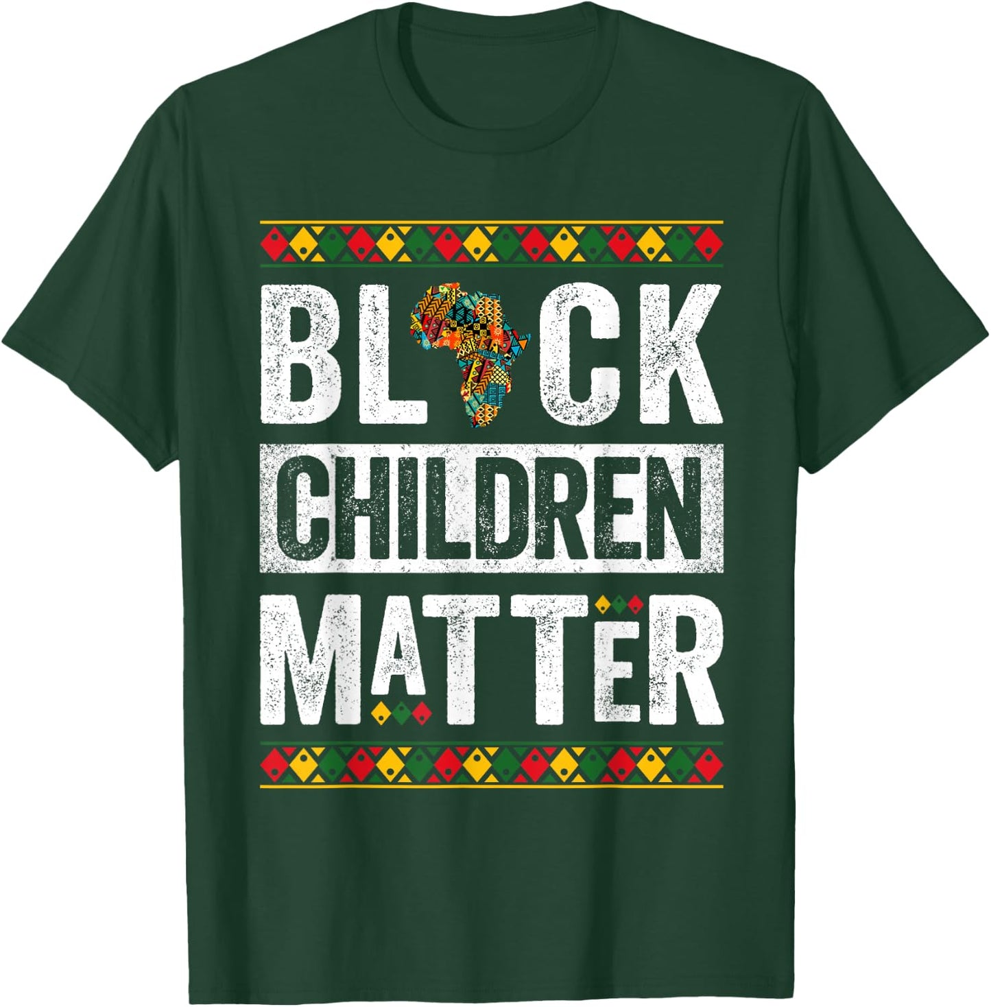 Black Children Matter Kids Black History Month T-Shirt - T-Shirt | Forest