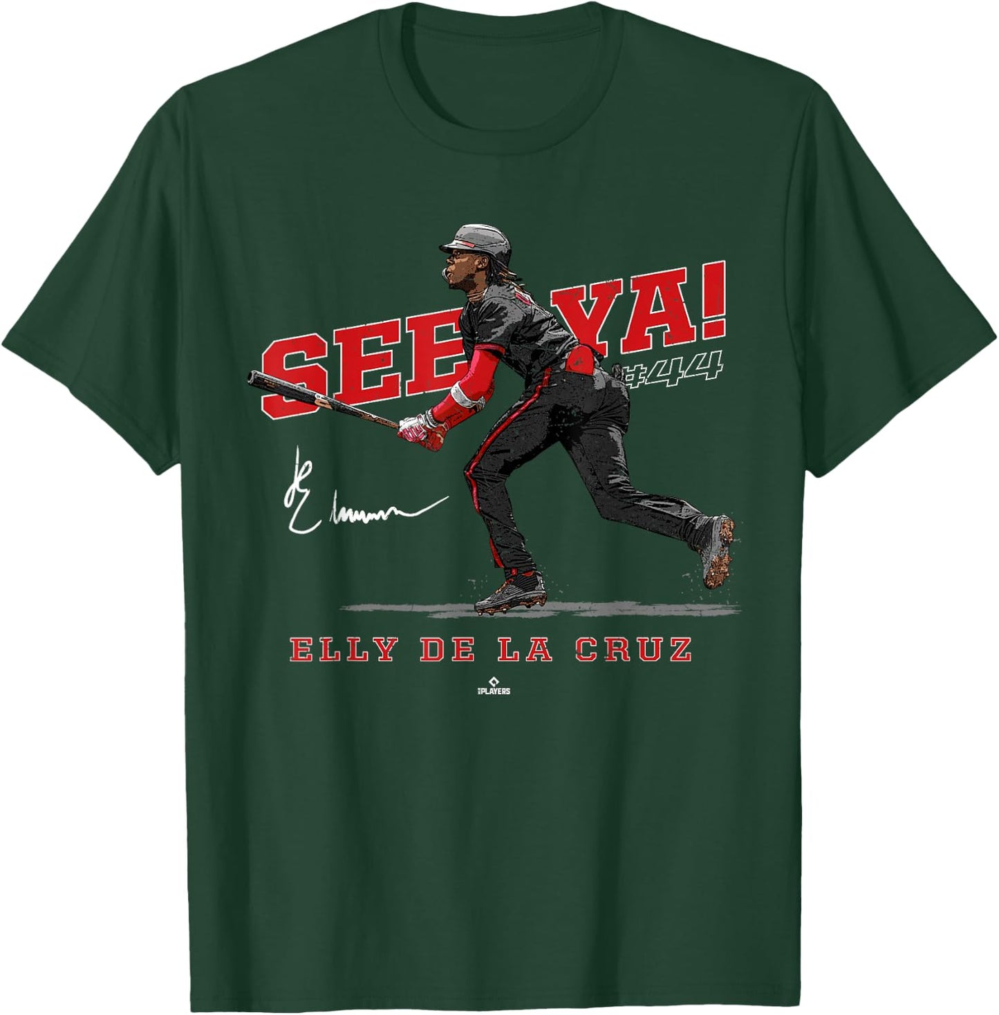 See Ya! Elly De La Cruz Cincinnati MLBPA T-Shirt - T-Shirt | Forest