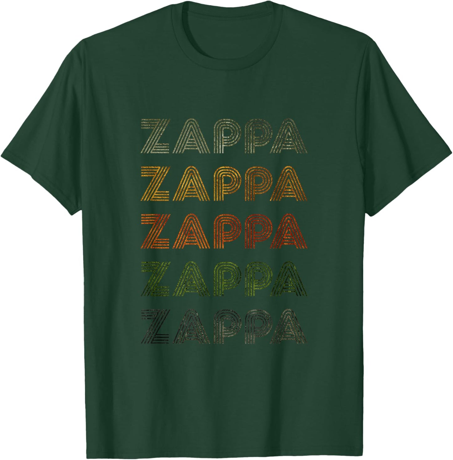 Love Heart Zappa Grunge Vintage Style Black Zappa T-Shirt - T-Shirt | Forest