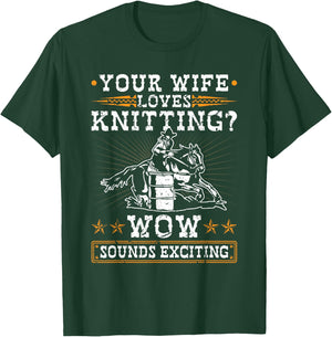 Barrel Racing Husband Quote Rodeo Horse Barrel Racer T-Shirt - T-Shirt | Forest