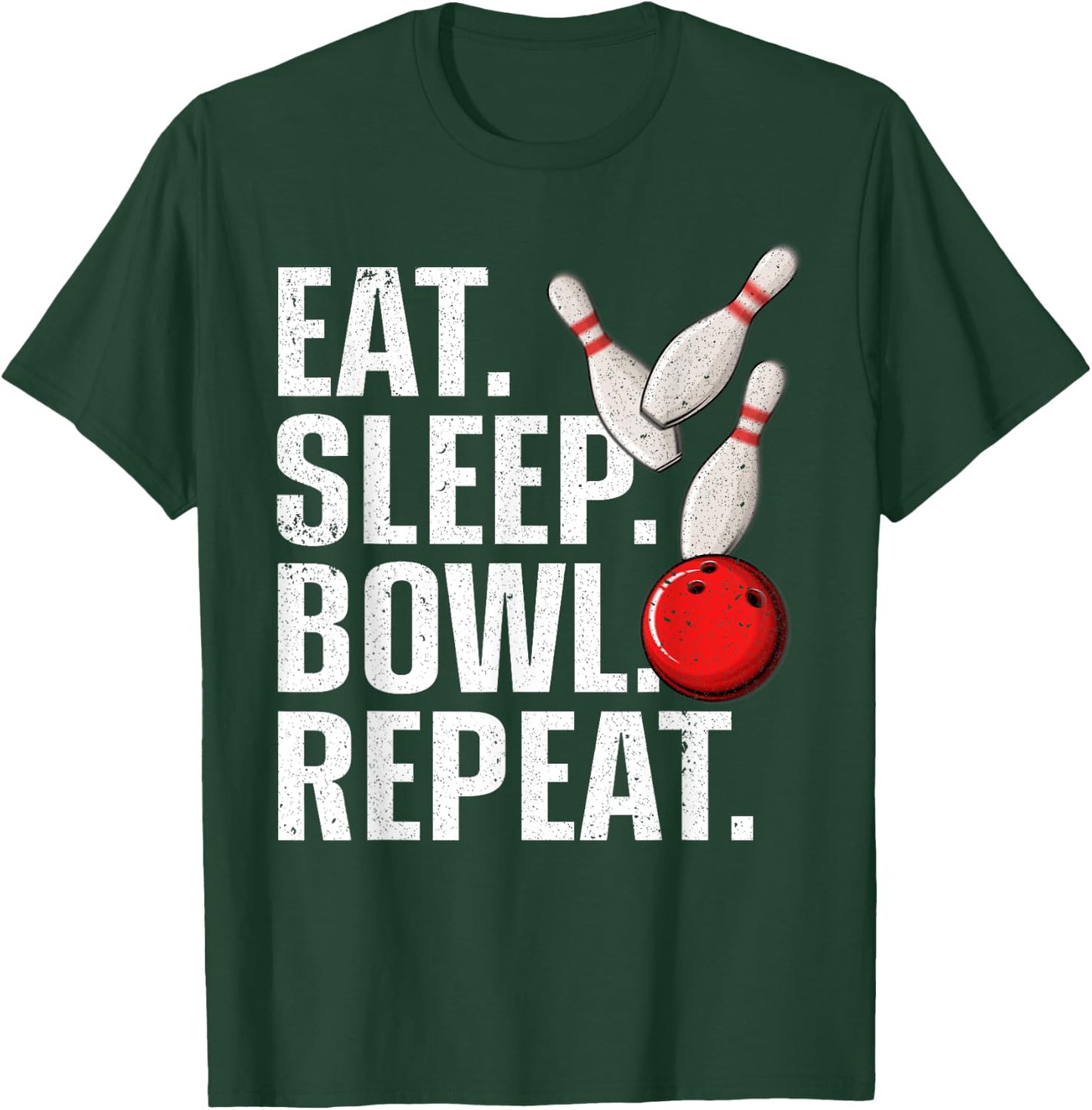 Cool Bowling Women Bowling League Team Sports Bowler T-Shirt - T-Shirt | Forest
