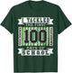 I Tackled The First 100 Days of School - Vintage Football T-Shirt - T-Shirt | Forest