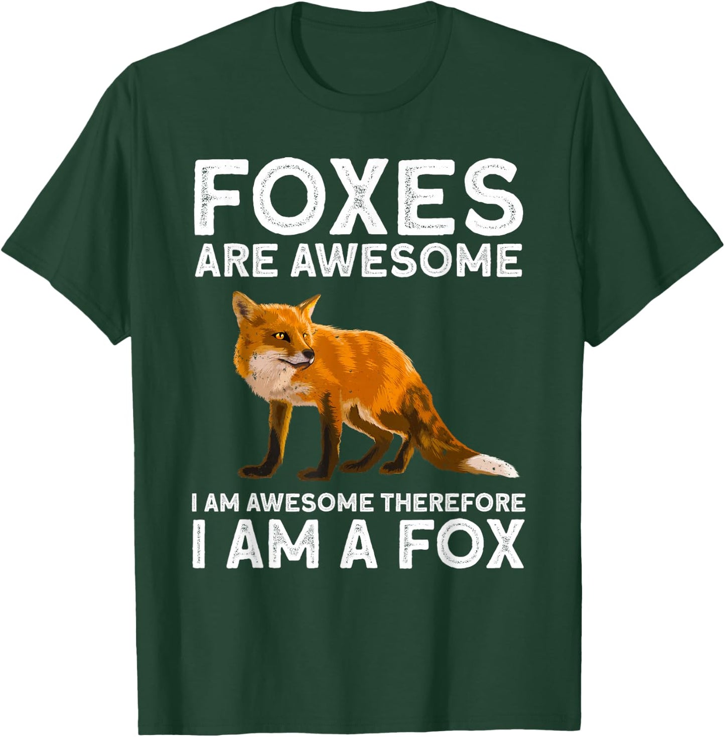 Cool Fox Design Women Kids Wildlife Animal Fox Lover Small T-Shirt - T-Shirt | Forest