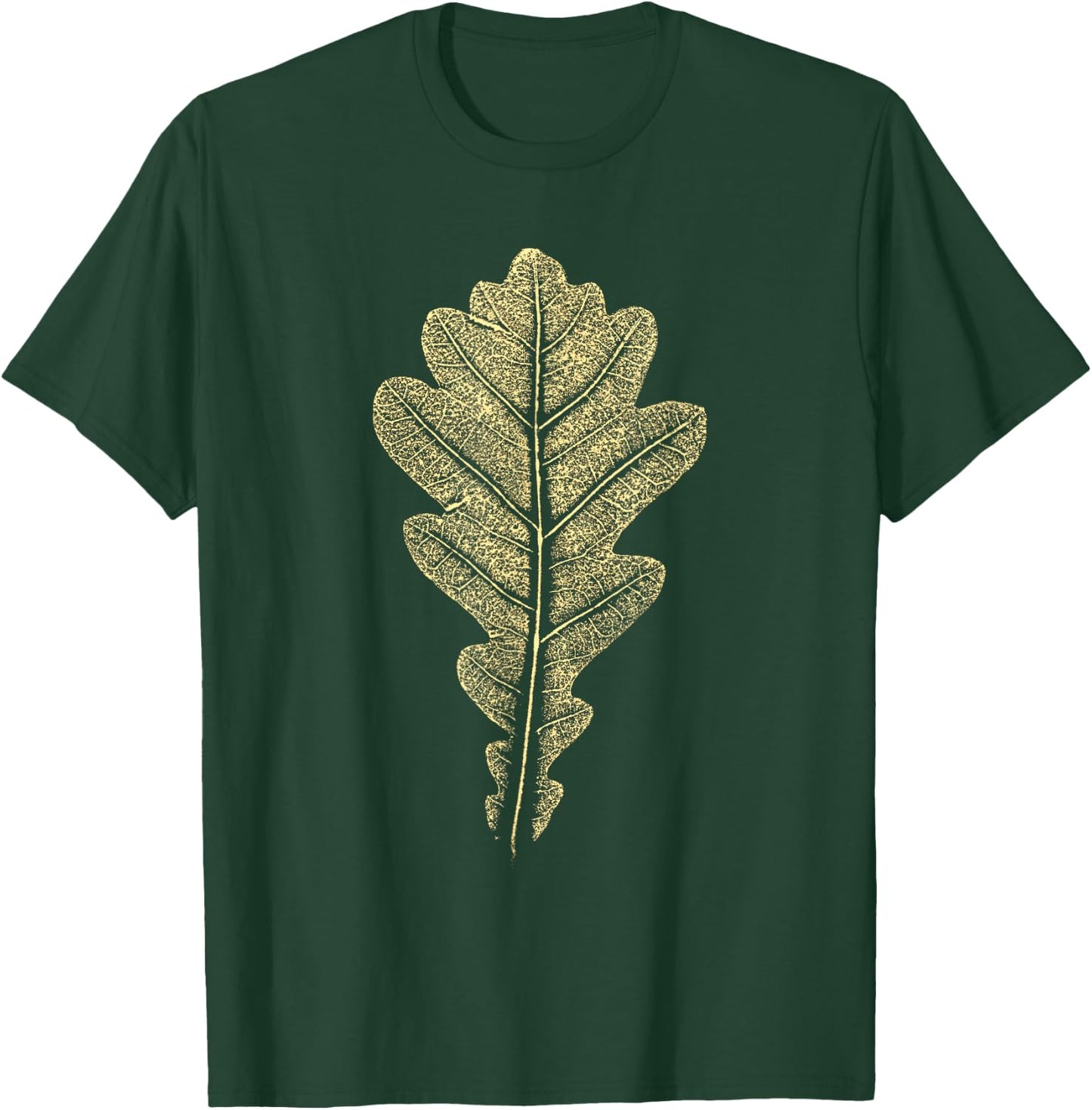 Oak Leaf - Stamp - Nature & Forest Tree - Botanicals T-Shirt - T-Shirt | Forest