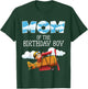 Mom of the Birthday Boy Little Pilot Family Matching T-Shirt - T-Shirt | Forest