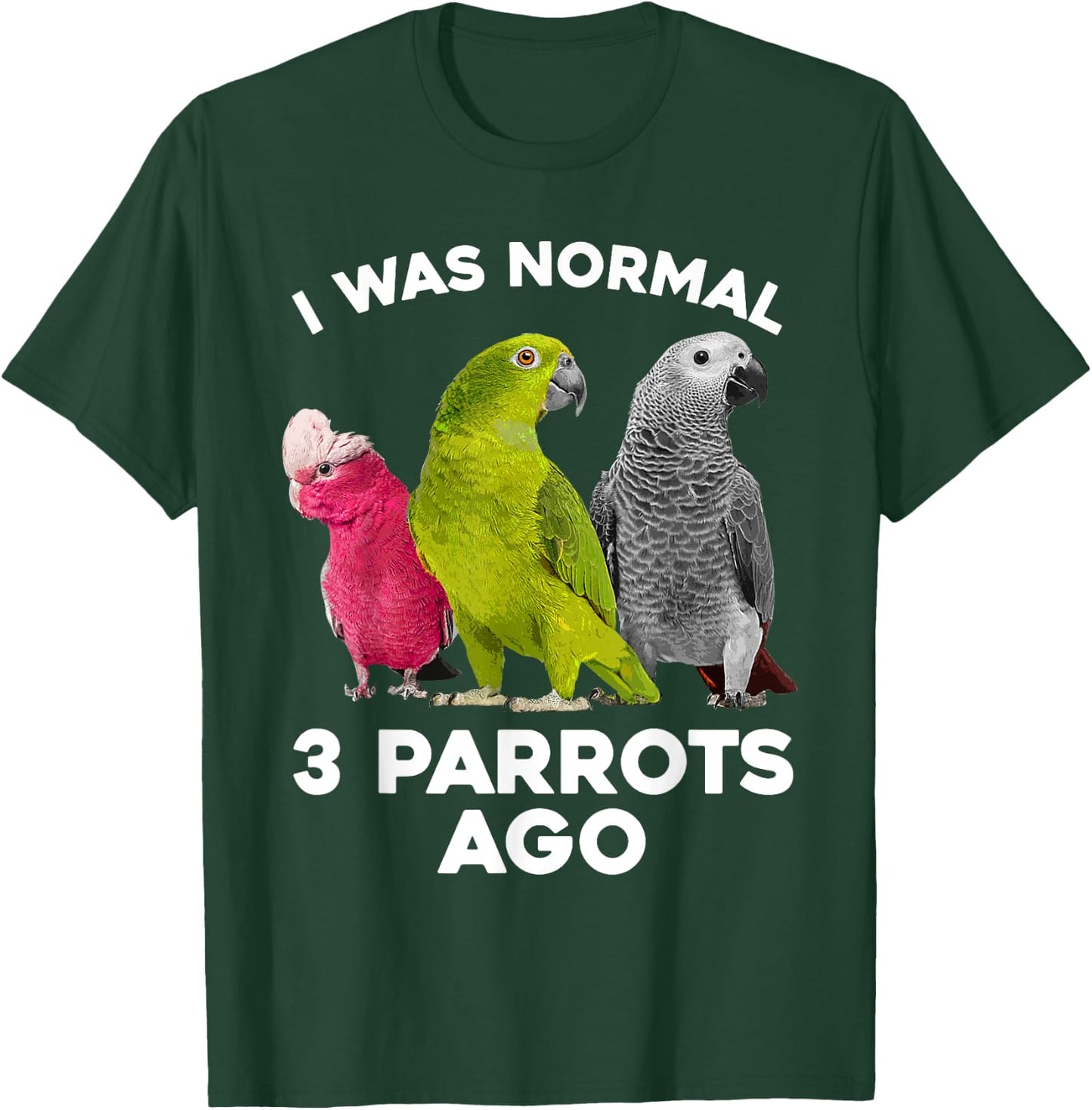 Cool Parrot Art Women Cockatoo Cockatiel Macaw Bird T-Shirt - T-Shirt | Forest