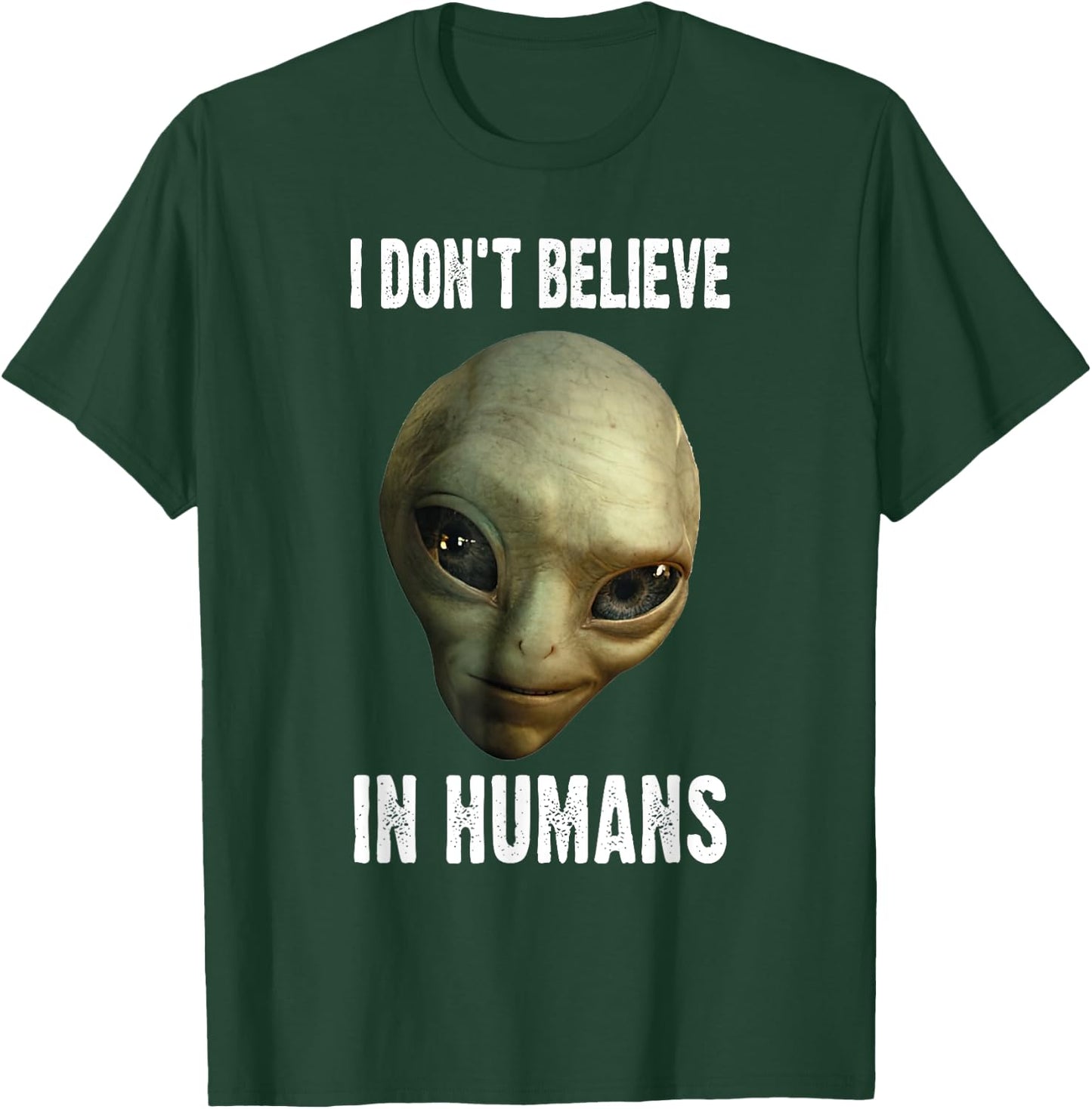 Green Turquoise Alien Face Halloween Costume T-Shirt - T-Shirt | Forest
