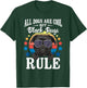 All Dogs are Cool But Black Pugs Rule - Dog Owner Pet Lover Men Women Kids T-Shirt - T-Shirt | Forest