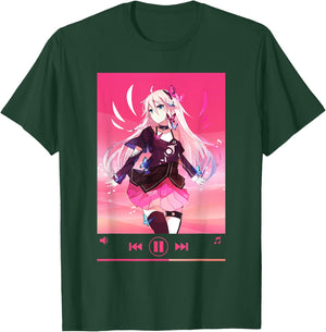 Anime Merch Anime Girl Cosplay Aesthetic Vaporwave Manga T-Shirt - T-Shirt | Forest
