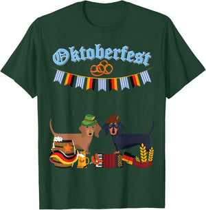 Dachshund Oktoberfest T-Shirt - T-Shirt | Forest
