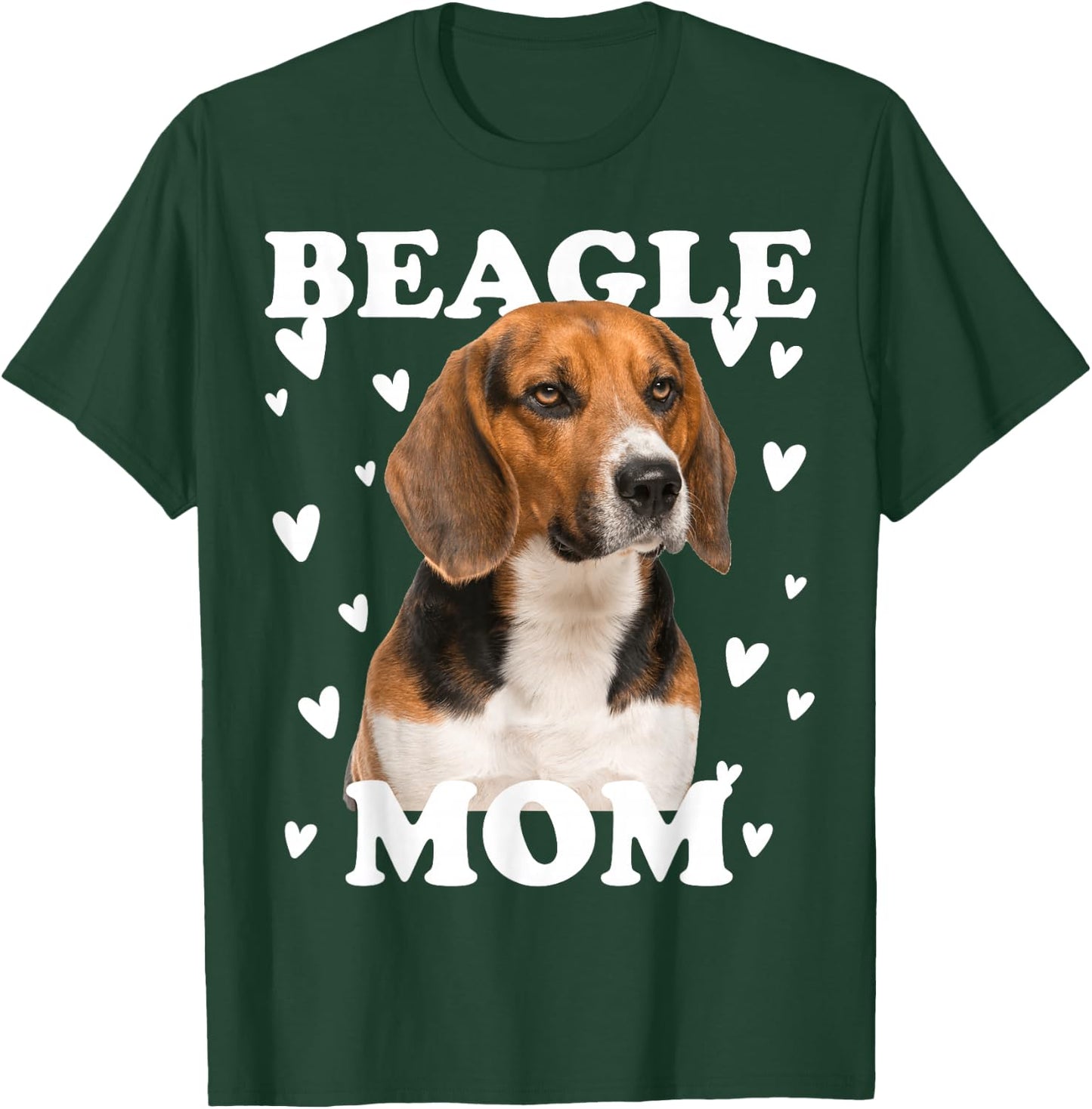 Beagle Mama Mother's Day Mother Mummy Mum Mommy T-Shirt - T-Shirt | Forest