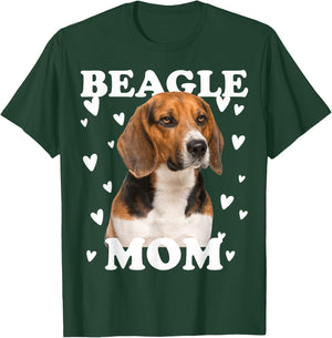 Beagle Mama Mother's Day Mother Mummy Mum Mommy T-Shirt - T-Shirt | Forest