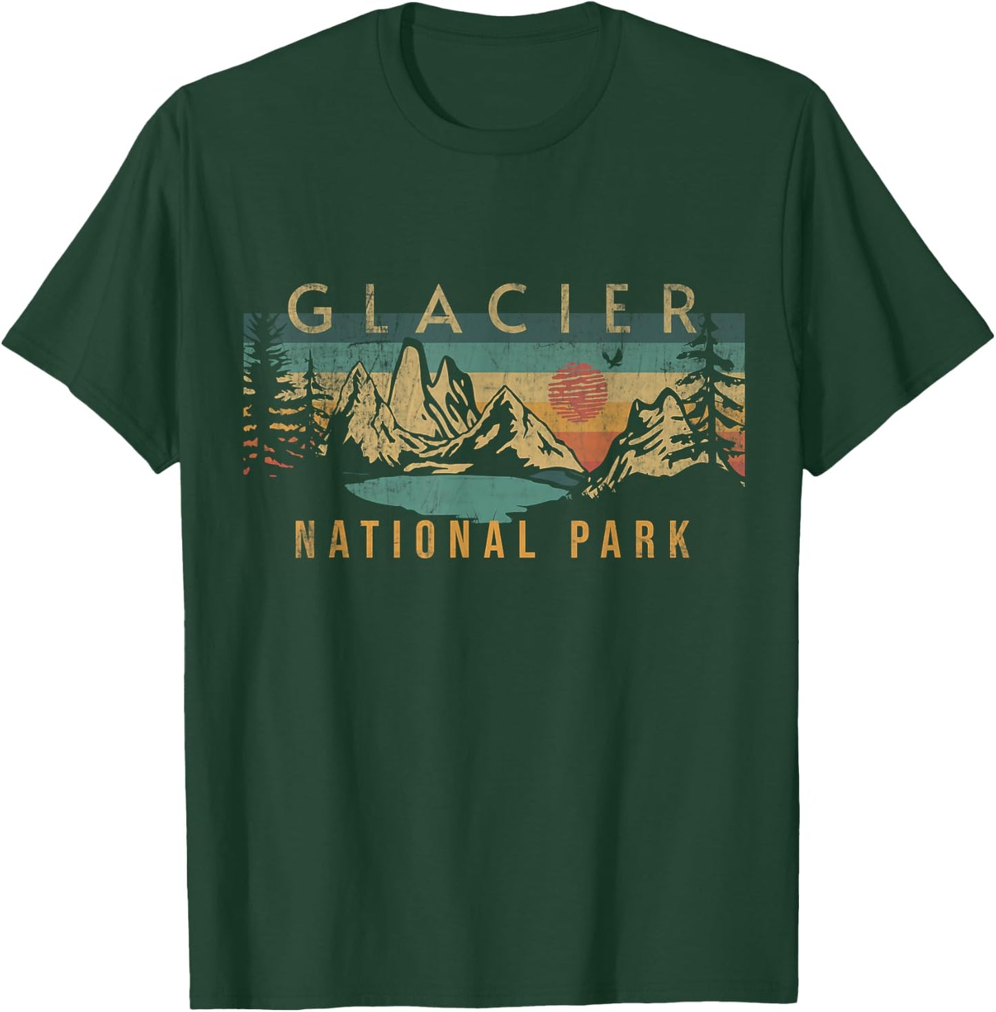 Glacier National Park T-Shirt - T-Shirt | Forest