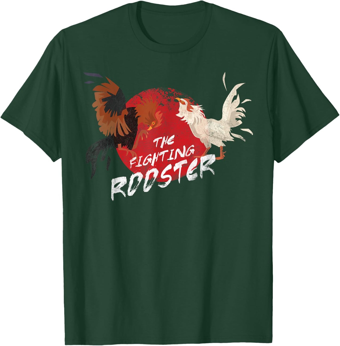 The Fighting Rooster Design for Chicken Lovers T-Shirt - T-Shirt | Forest