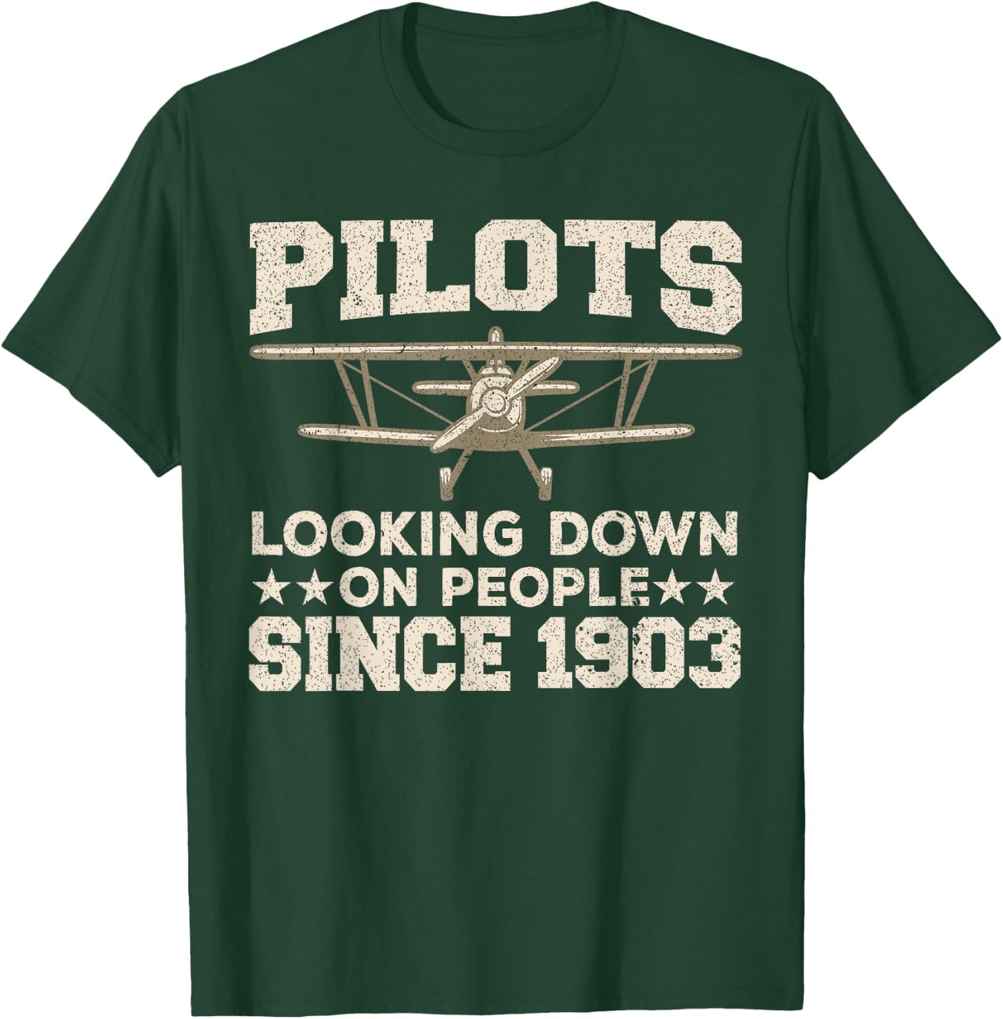 Cool Pilot Women Aircraft Pilot Airplane Flying T-Shirt - T-Shirt | Forest