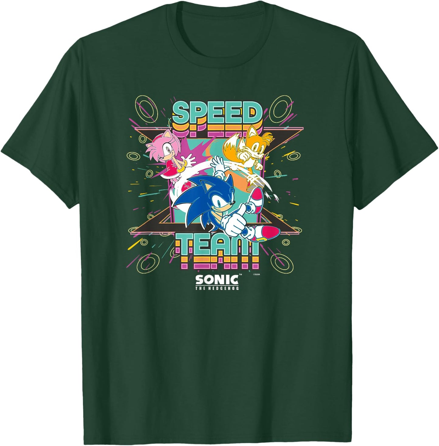 Sonic The Hedgehog - Speed Team T-Shirt - T-Shirt | Forest
