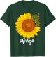 Virgo Sunflower Zodiac Sign Floral Astrology Women T-Shirt - T-Shirt | Forest