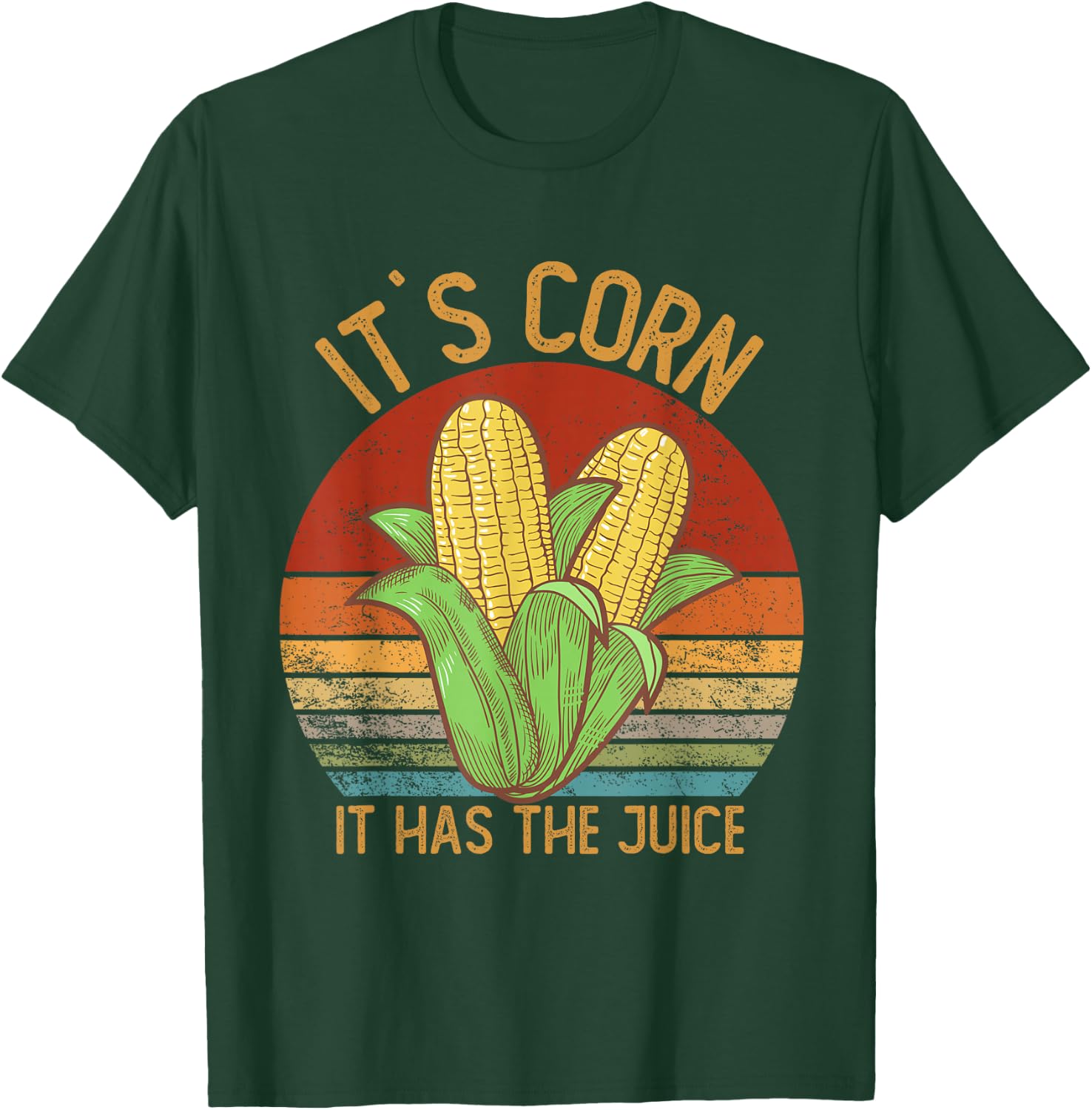 It's Corn It Has The Juice Crop Top Corn T-Shirt - T-Shirt | Forest