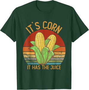 It's Corn It Has The Juice Crop Top Corn T-Shirt - T-Shirt | Forest
