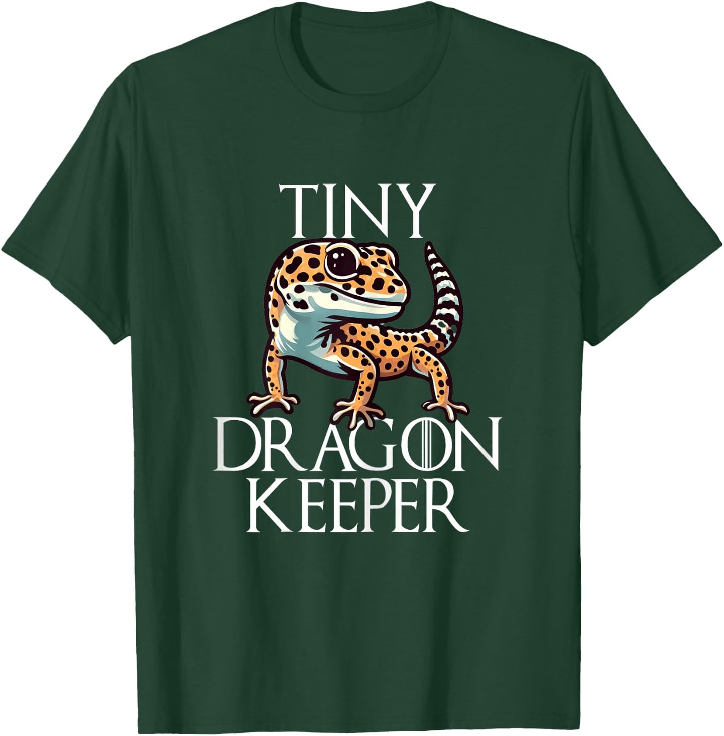 Leopard Gecko Mom Shirts Kids Girls Tiny Dragon T-Shirt - T-Shirt | Forest