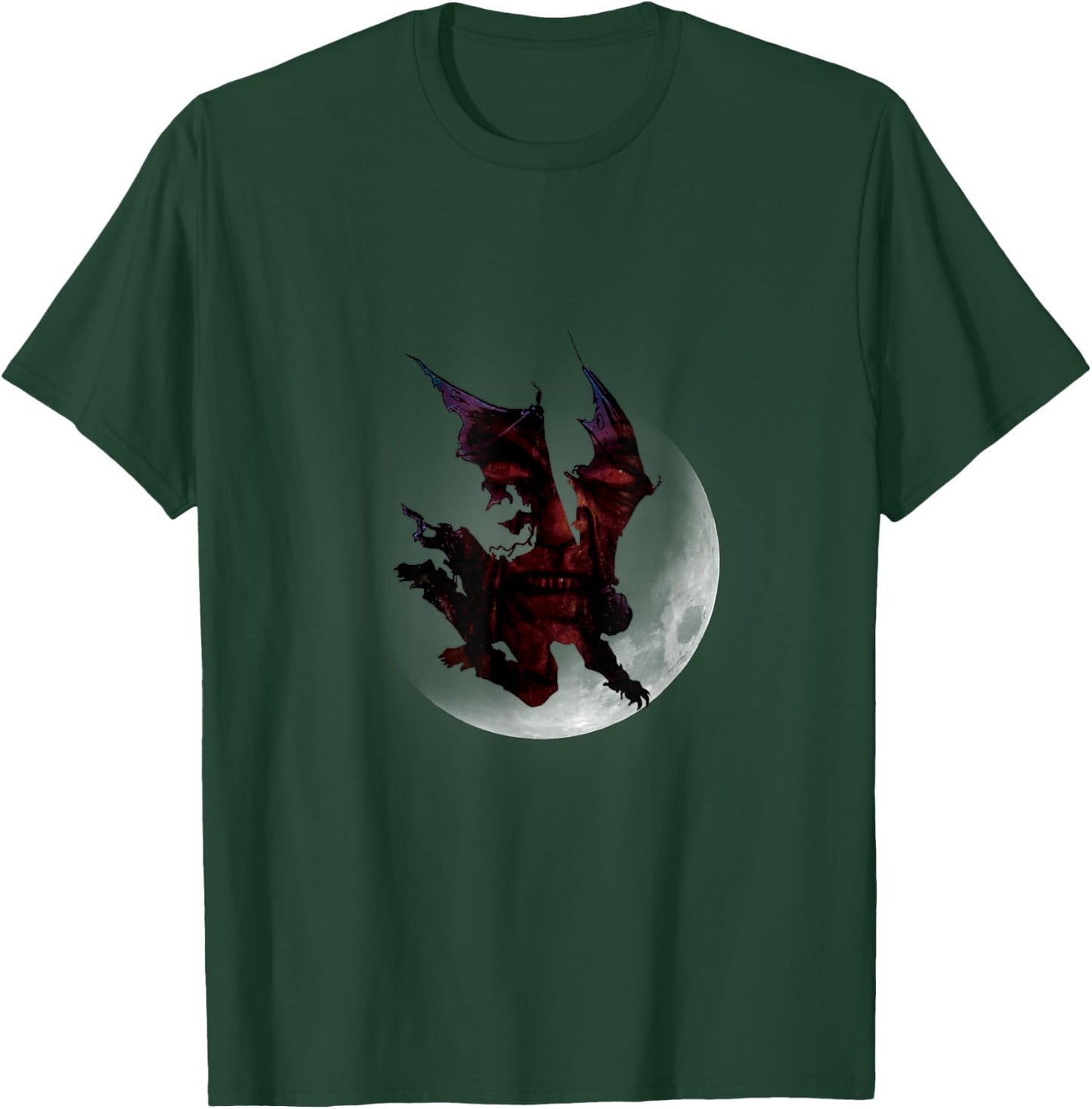 Jeepers Creepers Moon Silhouette T-Shirt - T-Shirt | Forest