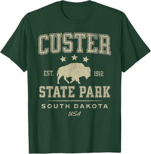 Custer State Park South Dakota Nature Hiking Outdoors T-Shirt - T-Shirt | Forest