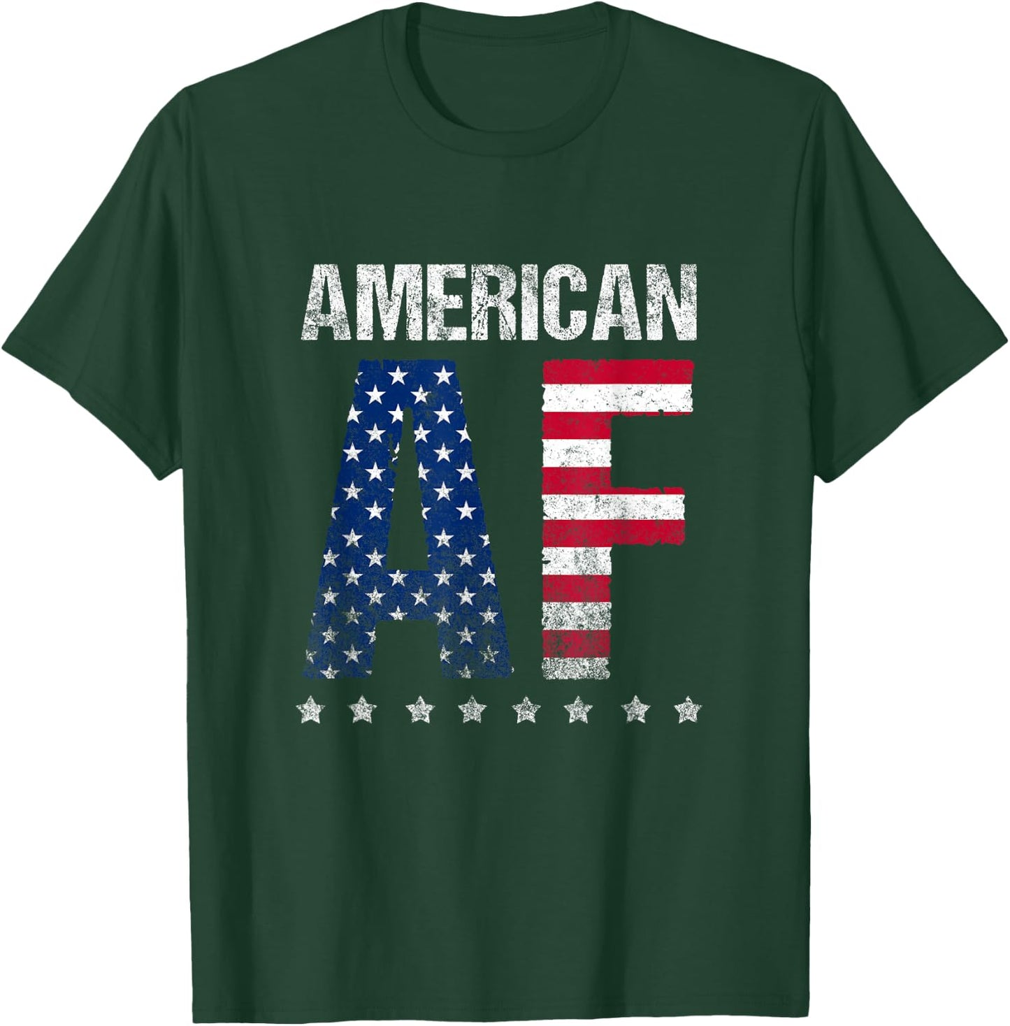 American af 4th of july funny novelty design for merica T-Shirt - T-Shirt | Forest