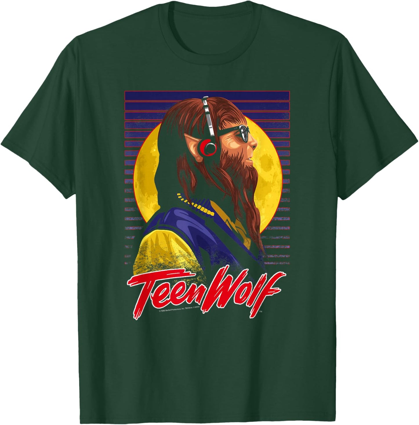 Teen Wolf Headphone Wolf T-Shirt - T-Shirt | Forest