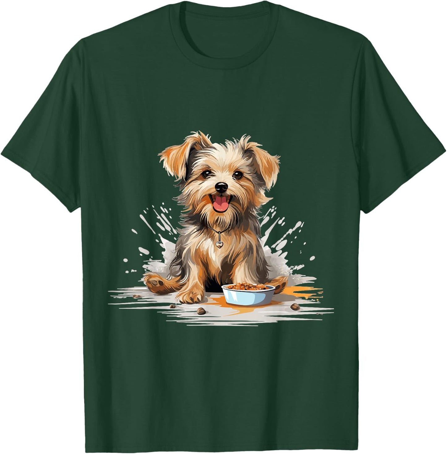 Morkie Dog Breed Pet Cute Graphic T-Shirt - T-Shirt | Forest