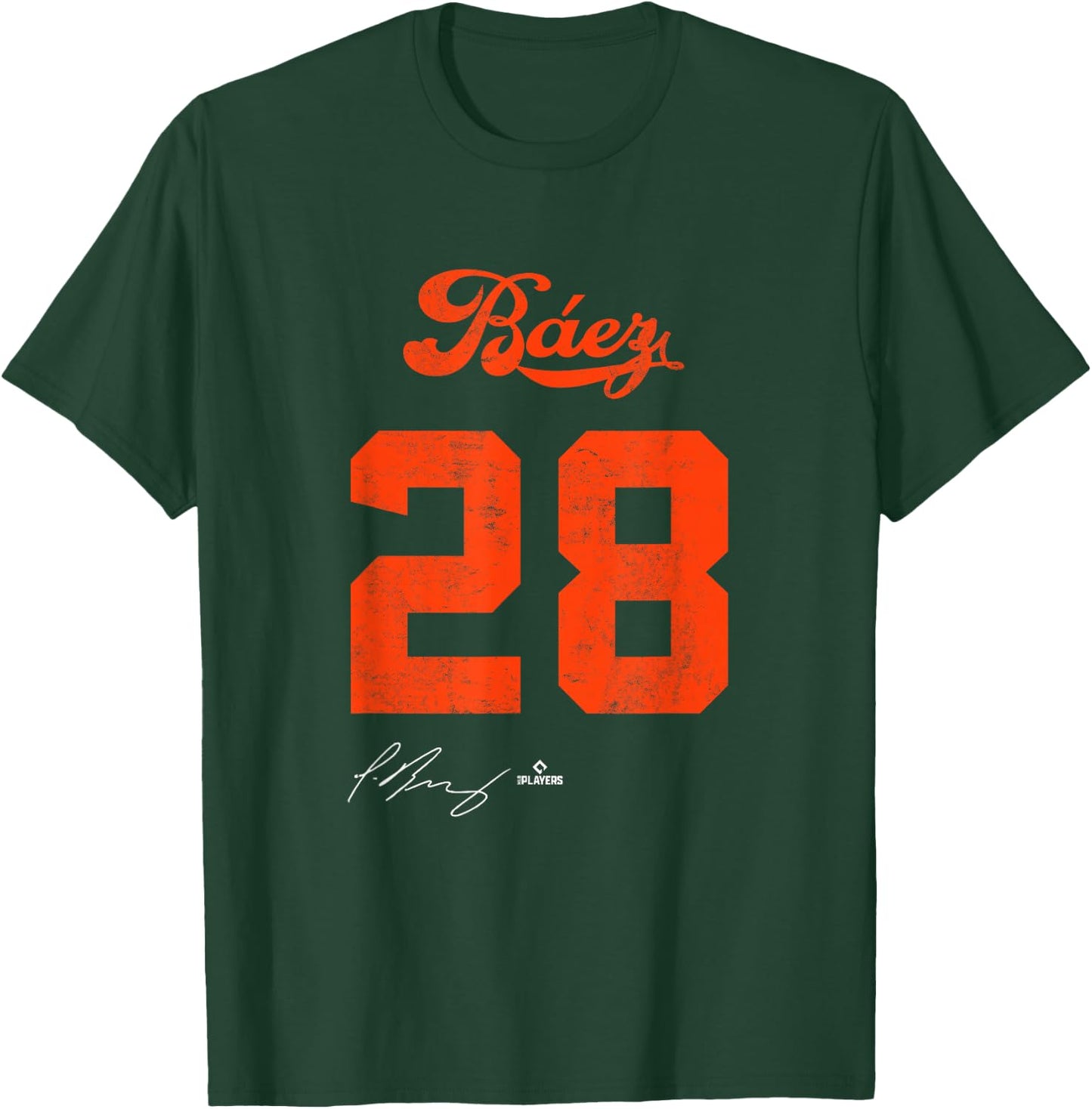 Javier Baez 28 Javier Baez Detroit MLBPA T-Shirt - T-Shirt | Forest