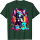 French Bulldog Dog 3rd Birthday Themed Party 3 Years Old Men Women Kids T-Shirt - T-Shirt | Forest