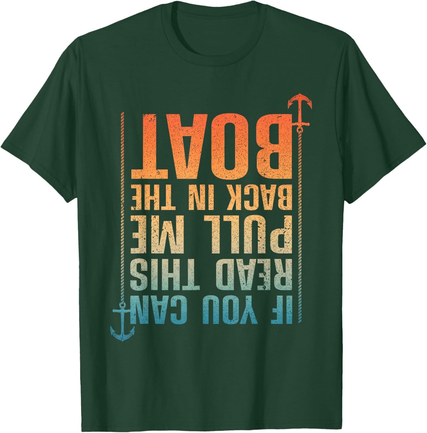 Funny Boating Design Women Boating Boater Boat Owner T-Shirt - T-Shirt | Forest
