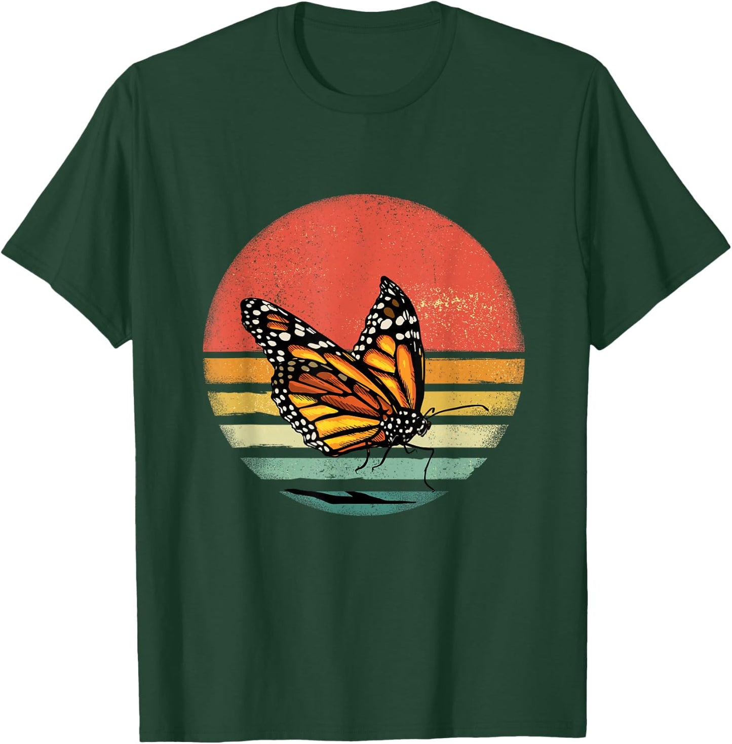 Retro Monarch Butterfly Shirt Animal Insect Butterfly Lovers T-Shirt - T-Shirt | Forest