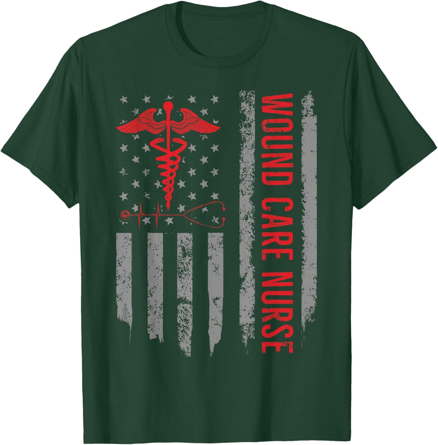 Wound Care Nurse RN or Nurses T-Shirt - T-Shirt | Forest