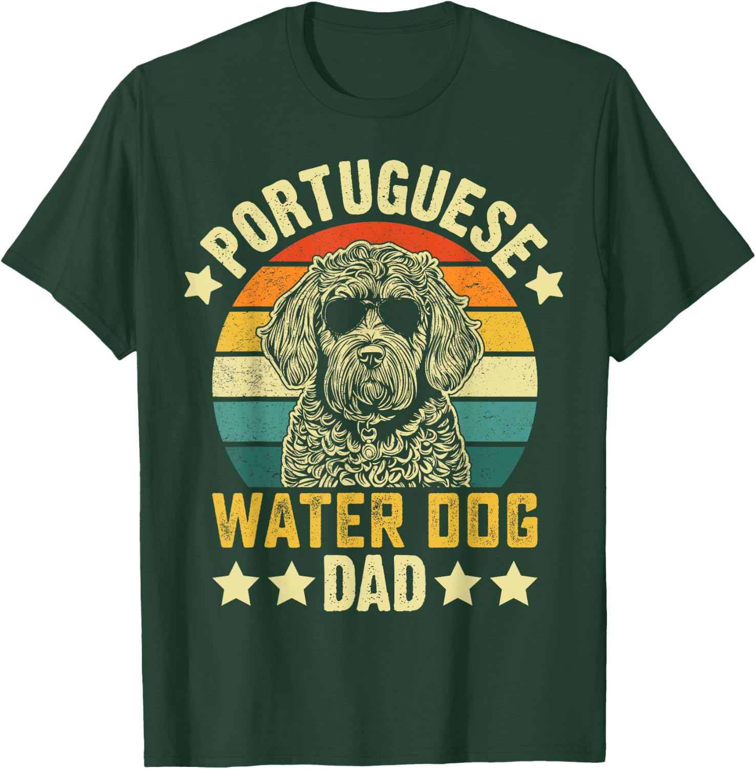 Portuguese Water Dog - Dad Father's Day Pet Dog Breed Pet Men T-Shirt - T-Shirt | Forest