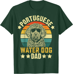 Portuguese Water Dog - Dad Father's Day Pet Dog Breed Pet Men T-Shirt - T-Shirt | Forest
