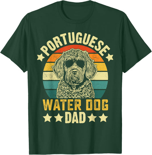 Portuguese Water Dog - Dad Father's Day Pet Dog Breed Pet Men T-Shirt - T-Shirt | Forest