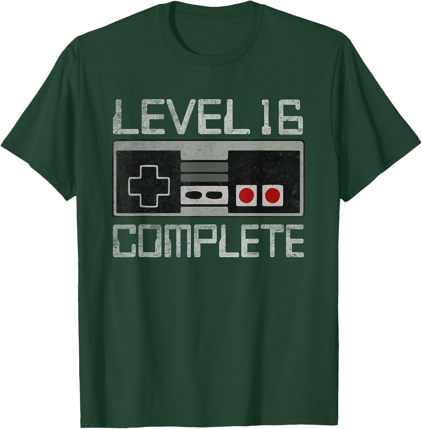 Level 16 Complete 16 Year 16th Wedding Anniversary T-Shirt - T-Shirt | Forest