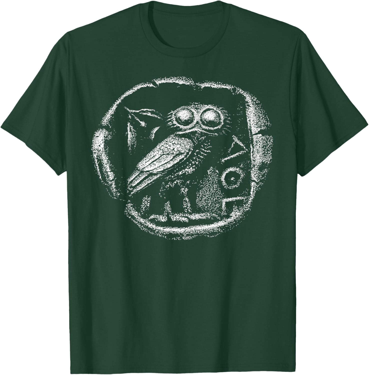 Athena Owl Ancient Greek Goddess Greek Mythology Mythologist T-Shirt - T-Shirt | Forest