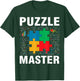Funny Puzzle Master Jigsaw Puzzles Math Lover T-Shirt - T-Shirt | Forest