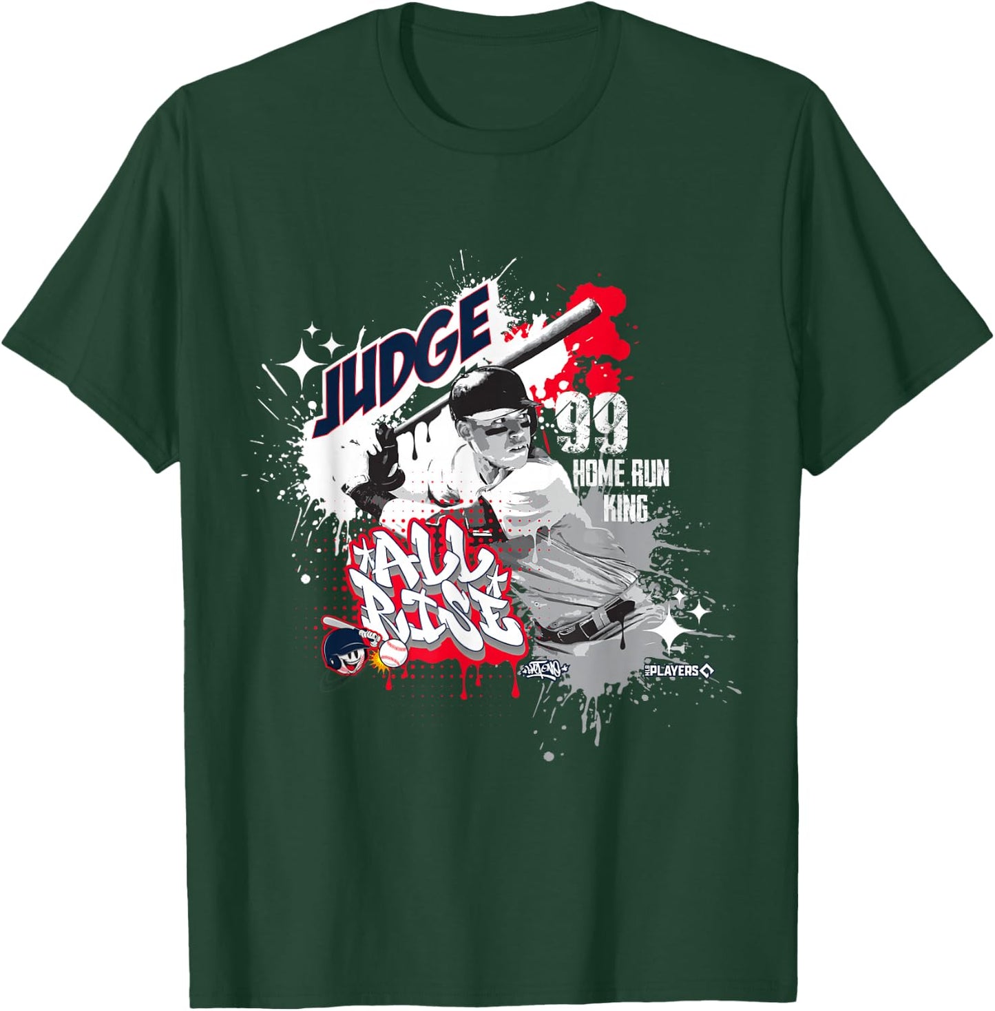 Aaron Judge New York Baseball Sket One x MLB Players T-Shirt - T-Shirt | Forest