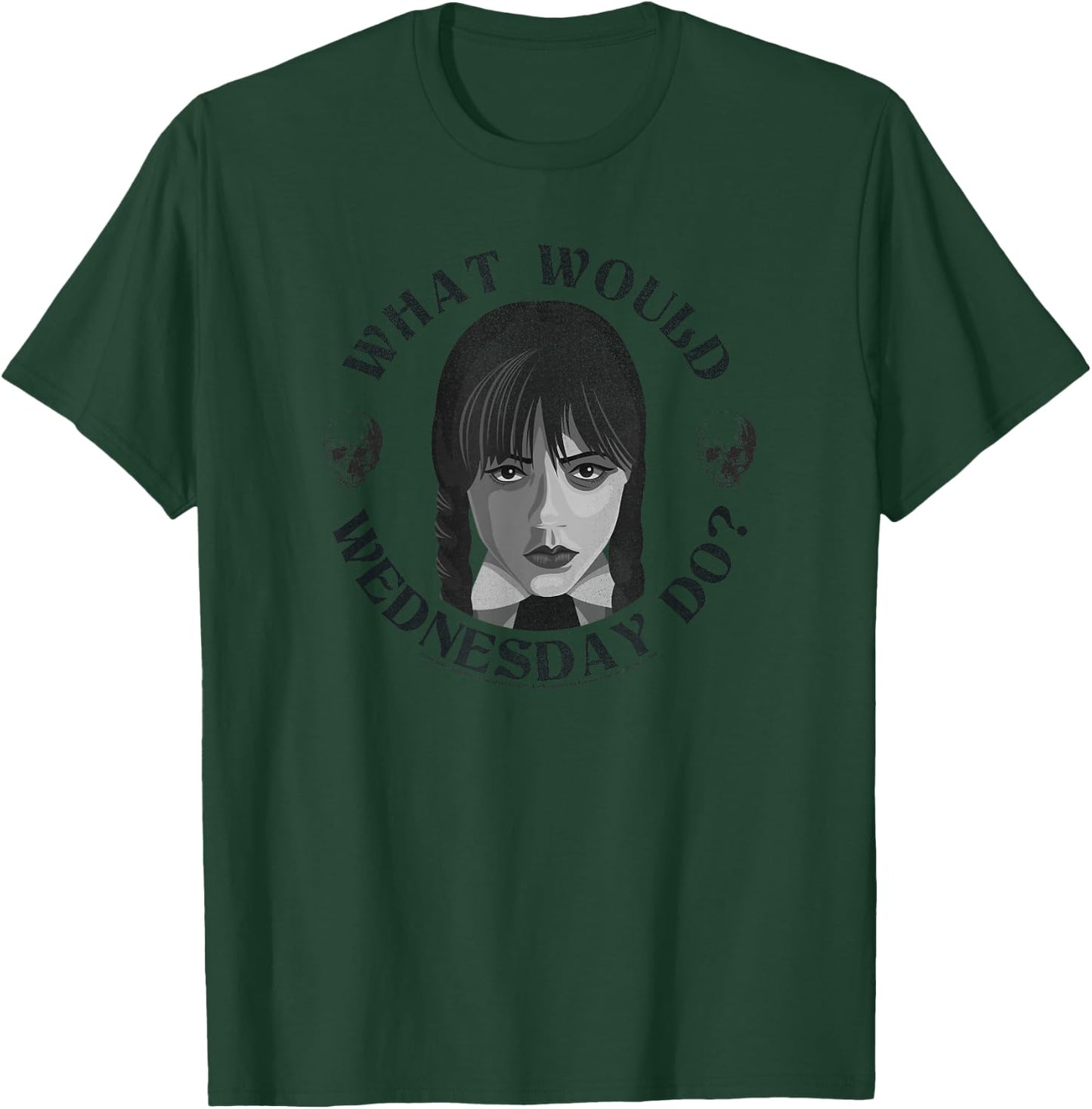Wednesday What Would Wednesday Do? Small T-Shirt - T-Shirt | Forest