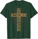 Father's Day Dad Husband Blessed Dad Christian T-Shirt - T-Shirt | Forest