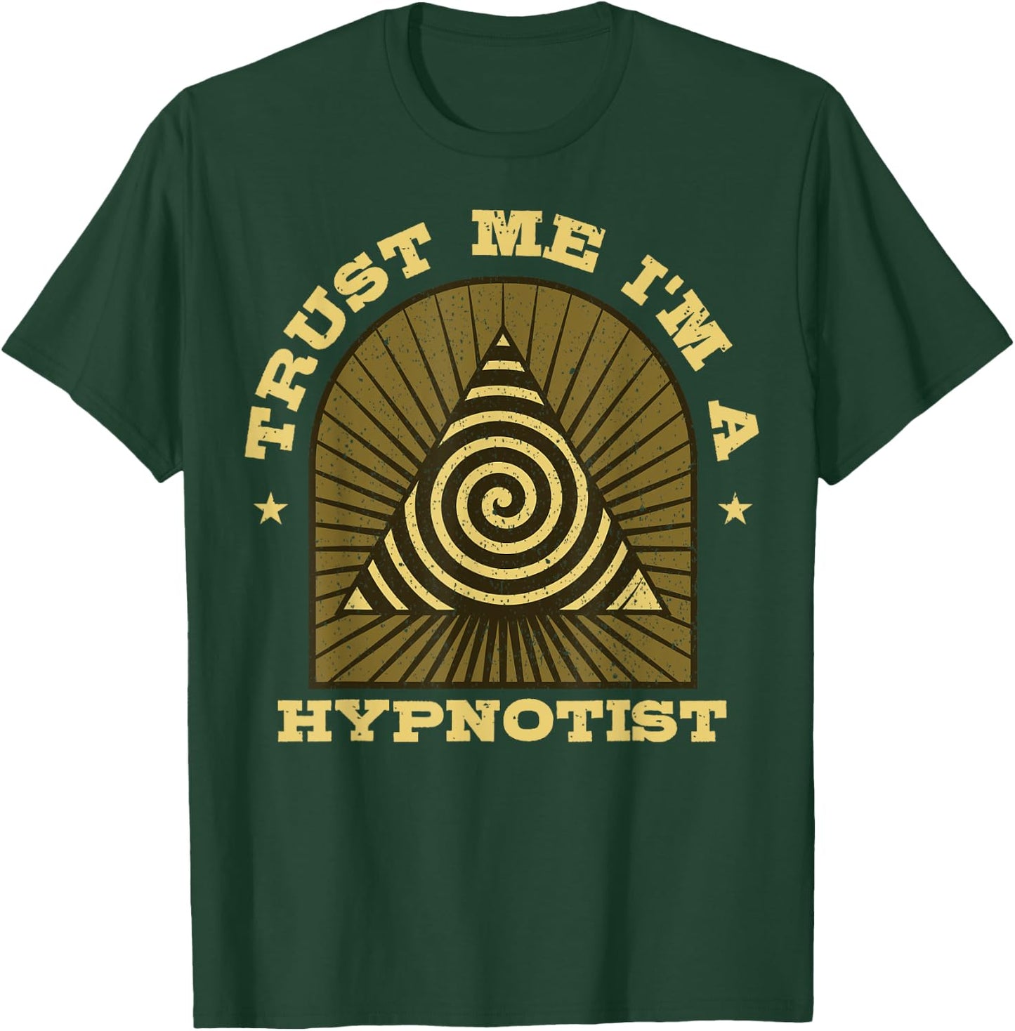 Hypnosis Expert Hypnotizer Mesmerist Spiral Hypnotherapy T-Shirt - T-Shirt | Forest