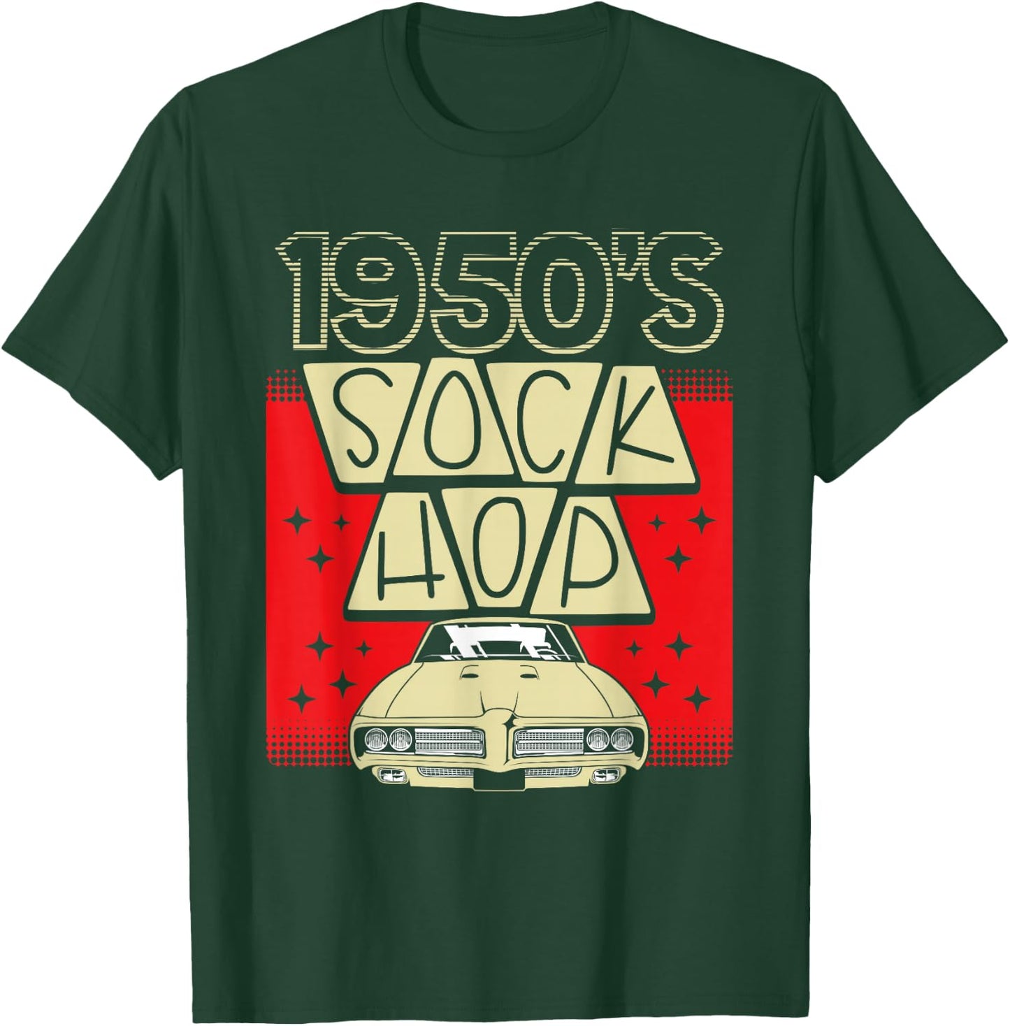 1950's Sock Hop 50S Sock Hop T-Shirt - T-Shirt | Forest