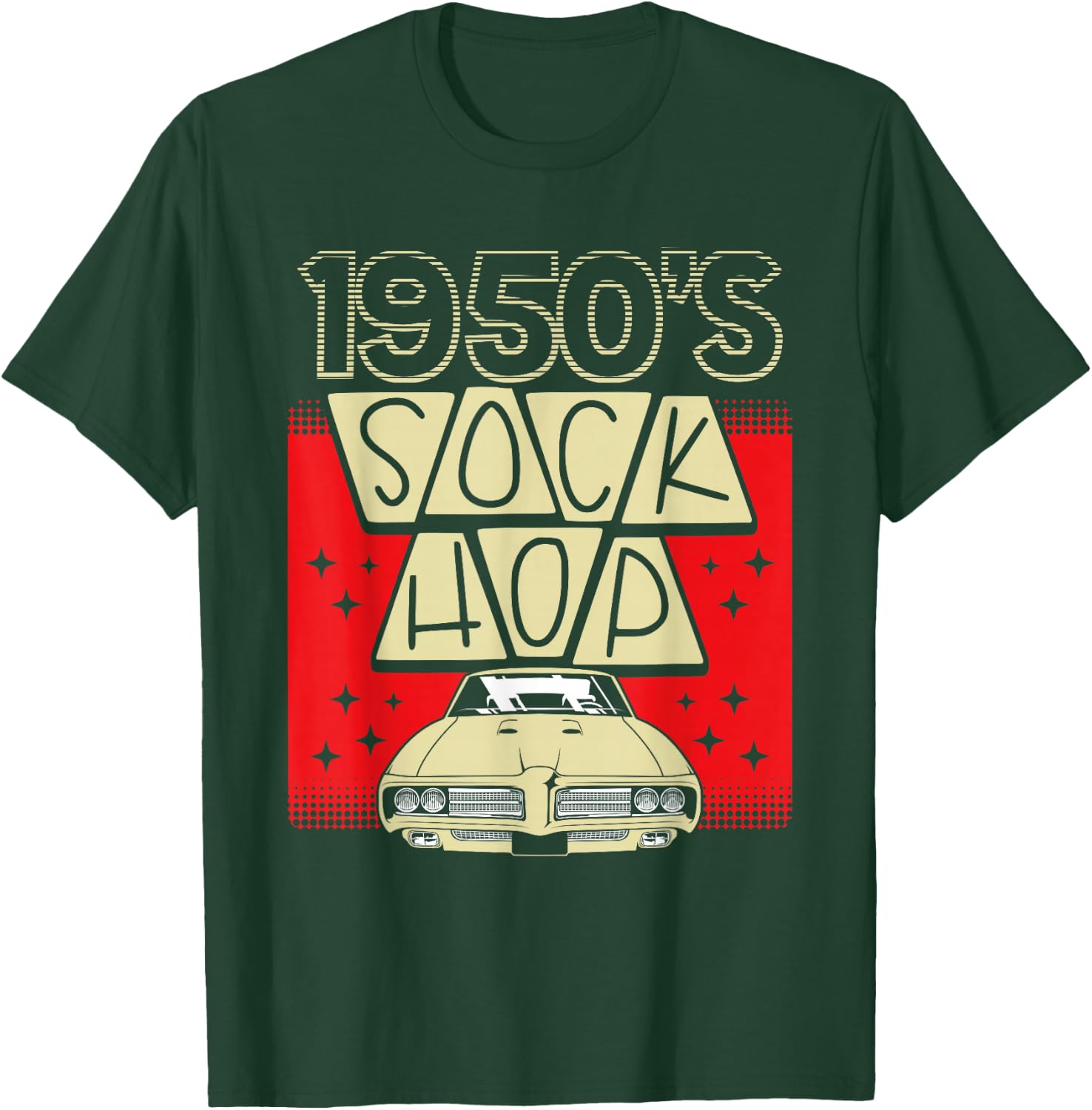 1950's Sock Hop 50S Sock Hop T-Shirt - T-Shirt | Forest