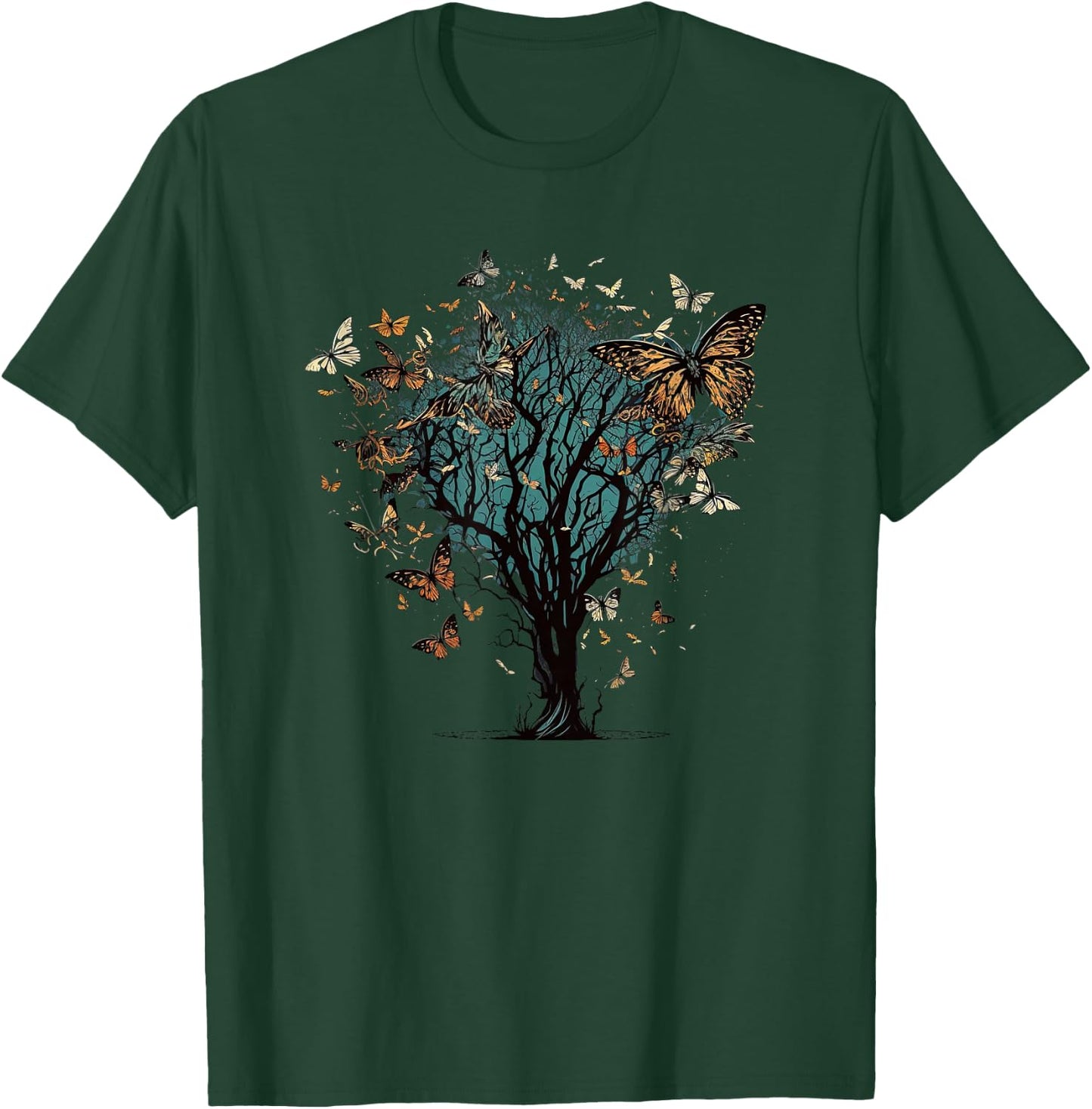 Butterfly Tree funny butterfly T-Shirt - T-Shirt | Forest