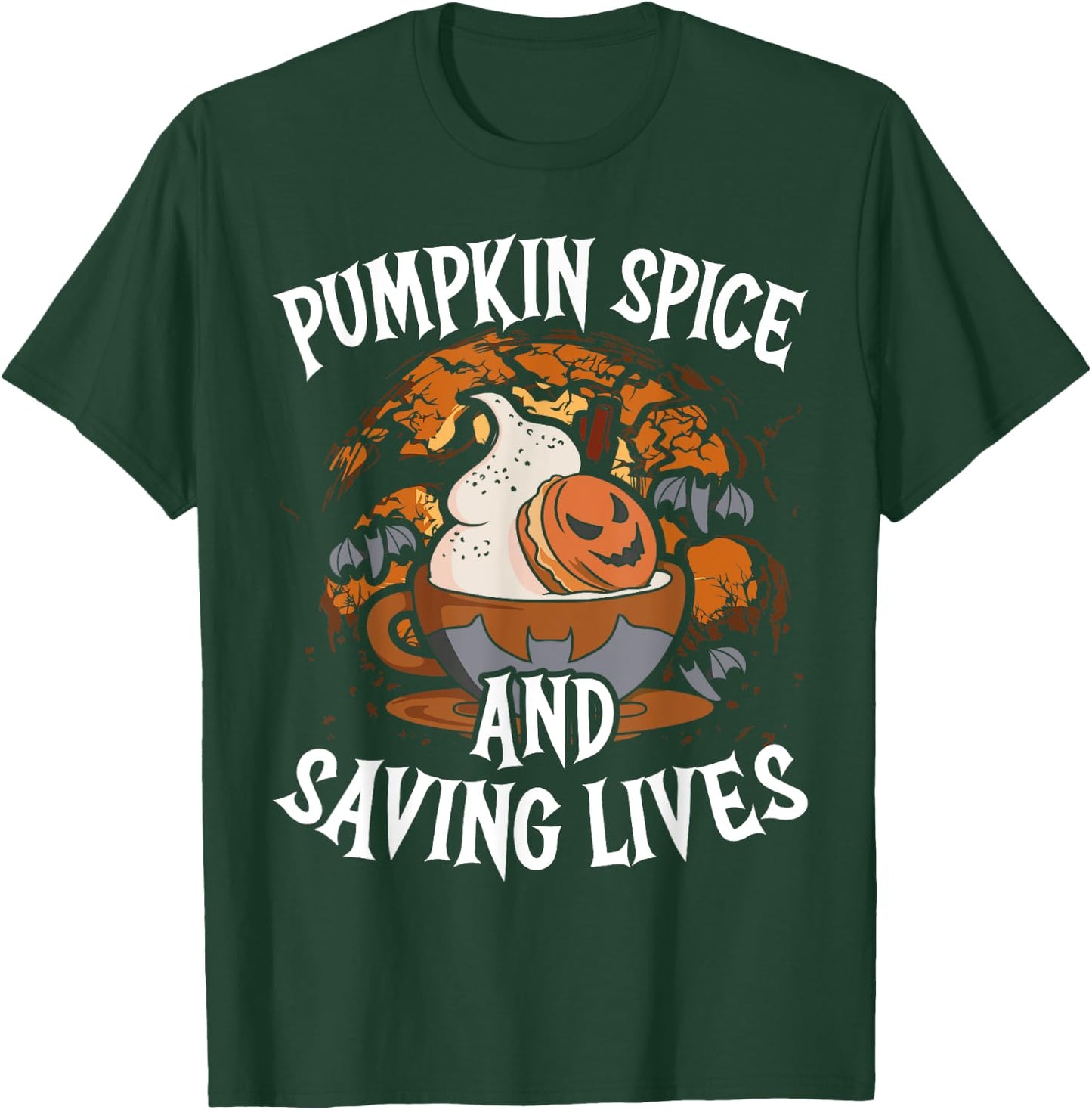 Medical Halloween Trick Or Treat Healthcare Doctor Nurse T-Shirt - T-Shirt | Forest