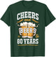 Cheers and Beers To 80 Year Old Birthday Drunk 80th B-Day T-Shirt - T-Shirt | Forest