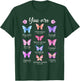 You Are Butterfly Beautiful Christian Religious Bible Verse T-Shirt - T-Shirt | Forest